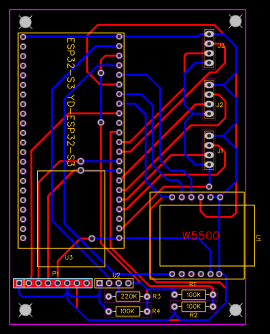 Layout da PCB ColdLink v1